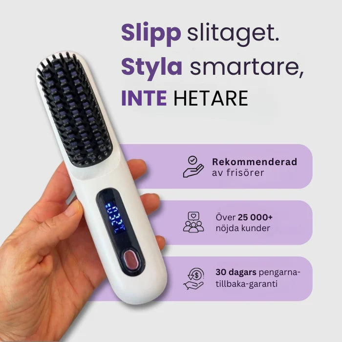 Nya Bärbar stylingborste