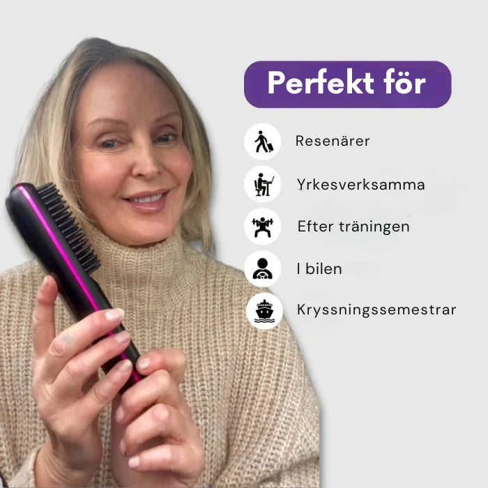Nya Bärbar stylingborste